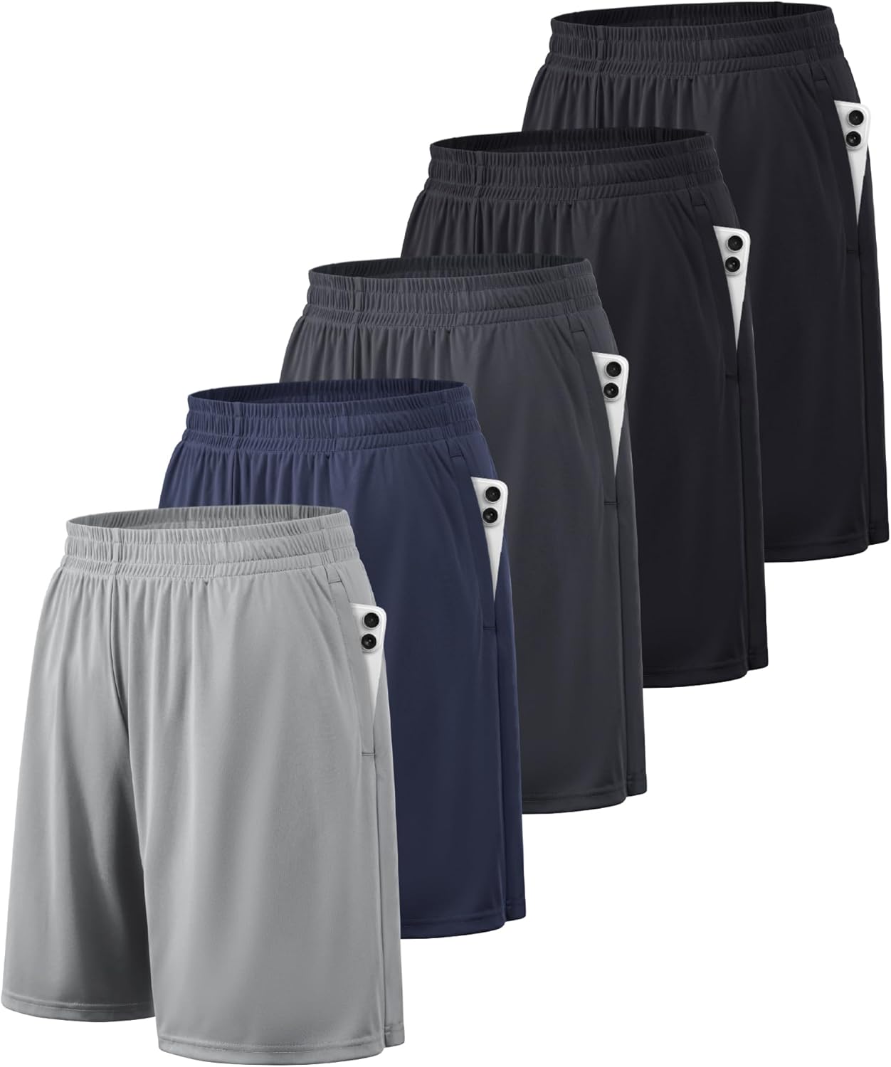 Detalle de BALENNZ Men's Athletic Shorts, 10-Inch Inseam