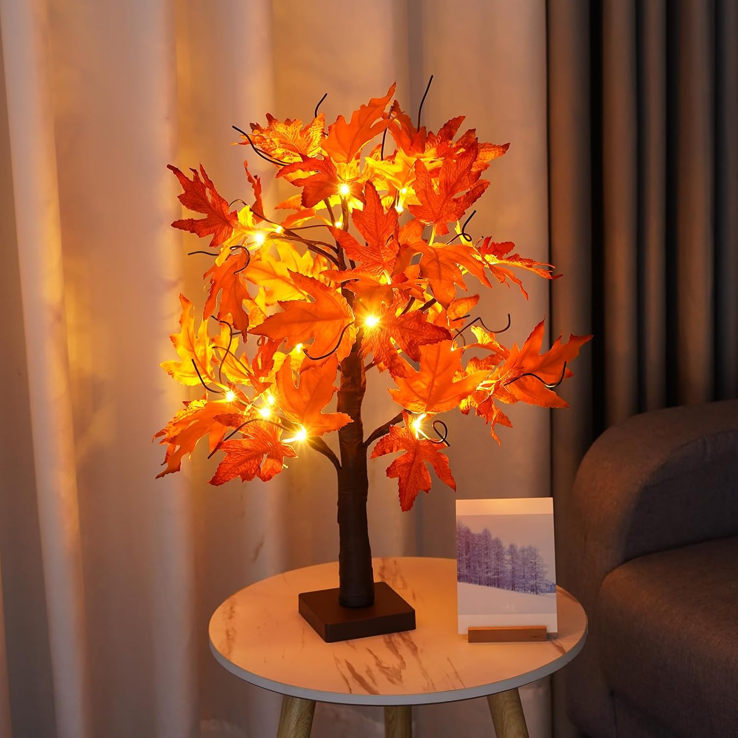 Detalle de MEDOYOH Ahornbaum Licht mit 24 LEDs