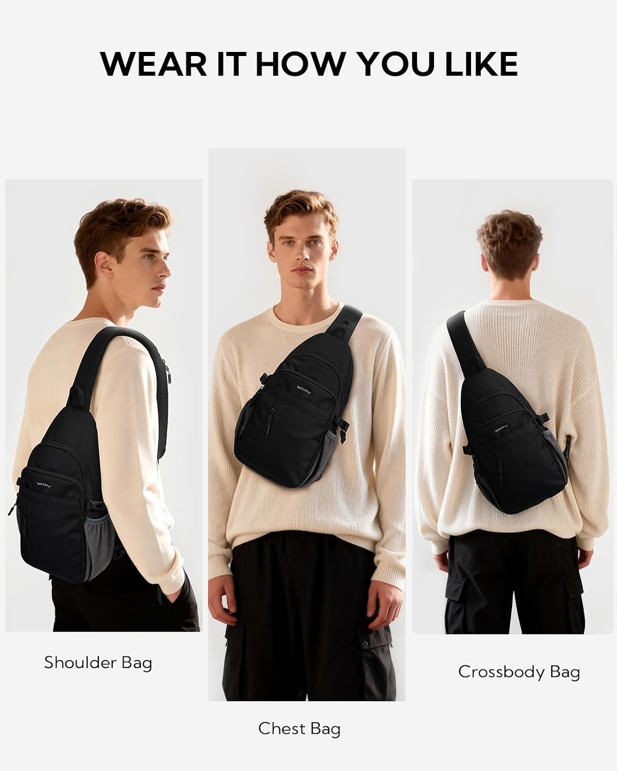 Thumbnail 1 de Waterfly Sling Bag Crossbody Backpack: A practical 6L companion for daily trips