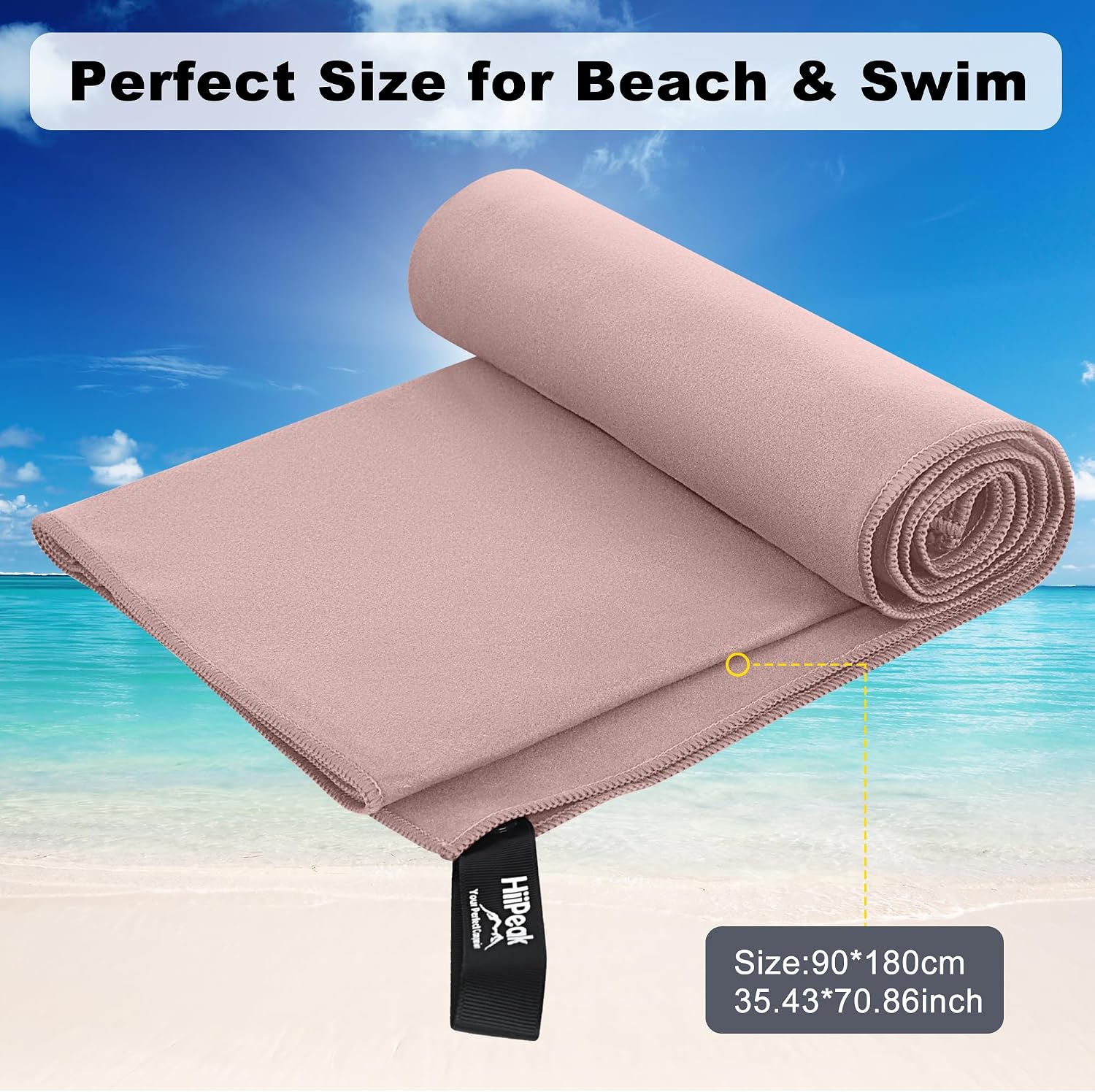 Thumbnail 2 de HiiPeak microfibre towel 180 x 90 cm