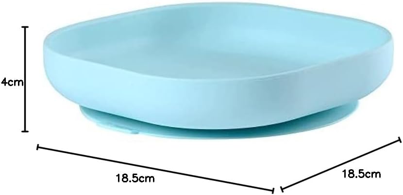 Thumbnail 5 de BÉABA Assiette Ventouse pour Enfant — 100% silicone, sans BPA, bleu