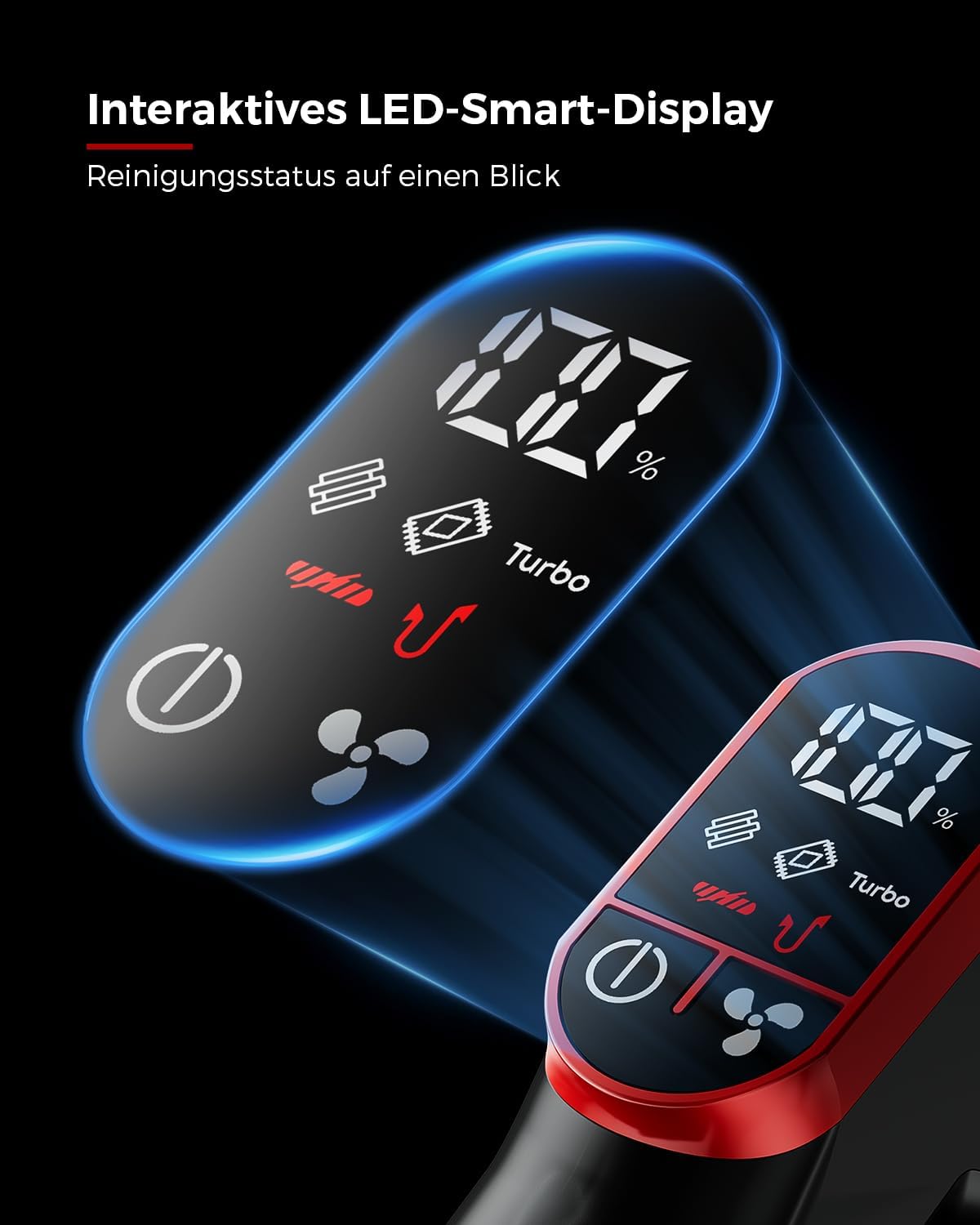 Thumbnail 5 de VACTechPro 55KPa/600W Akku Staubsauger Kabellos – leistungsstark, leise und smart