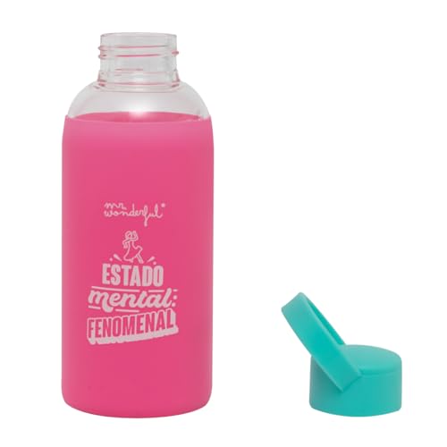 Detalle 1 de Mr. Wonderful Botella 470 ml con mensaje divertido 📤