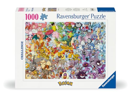 Detalle de Ravensburger Puzzle Challenge: Pokémon – 1000 Teile Puzzle für Erwachsene