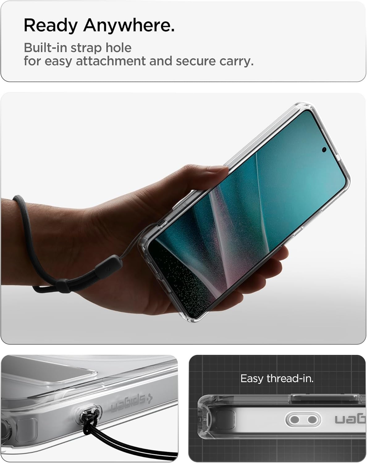 Thumbnail 6 de Spigen Ultra Hybrid S MagFit avec kickstand magnétique pour Samsung Galaxy S26 Ultra – Blanc