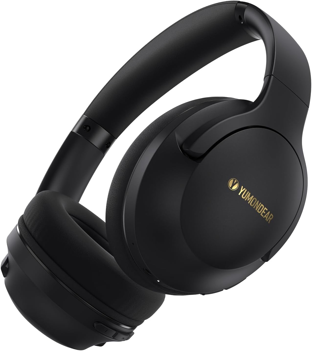 Detalle de YUMONDEAR Bluetooth Over-Ear Headphones: 80-Hour Battery, 3 EQ Modes, ENC Mic, Foldable & Portable