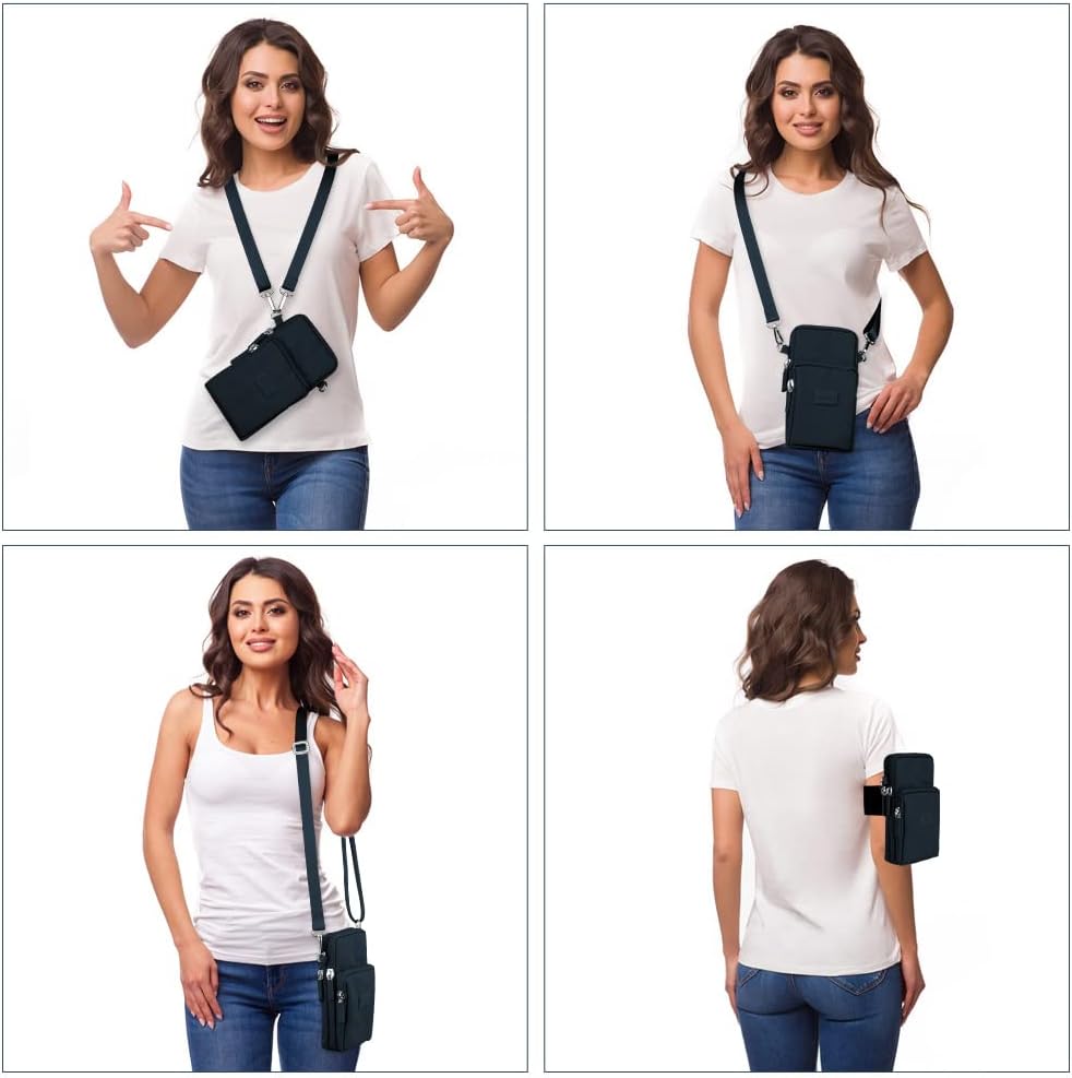 Detalle 2 de Aucuu Handytasche zum Umhängen Damen