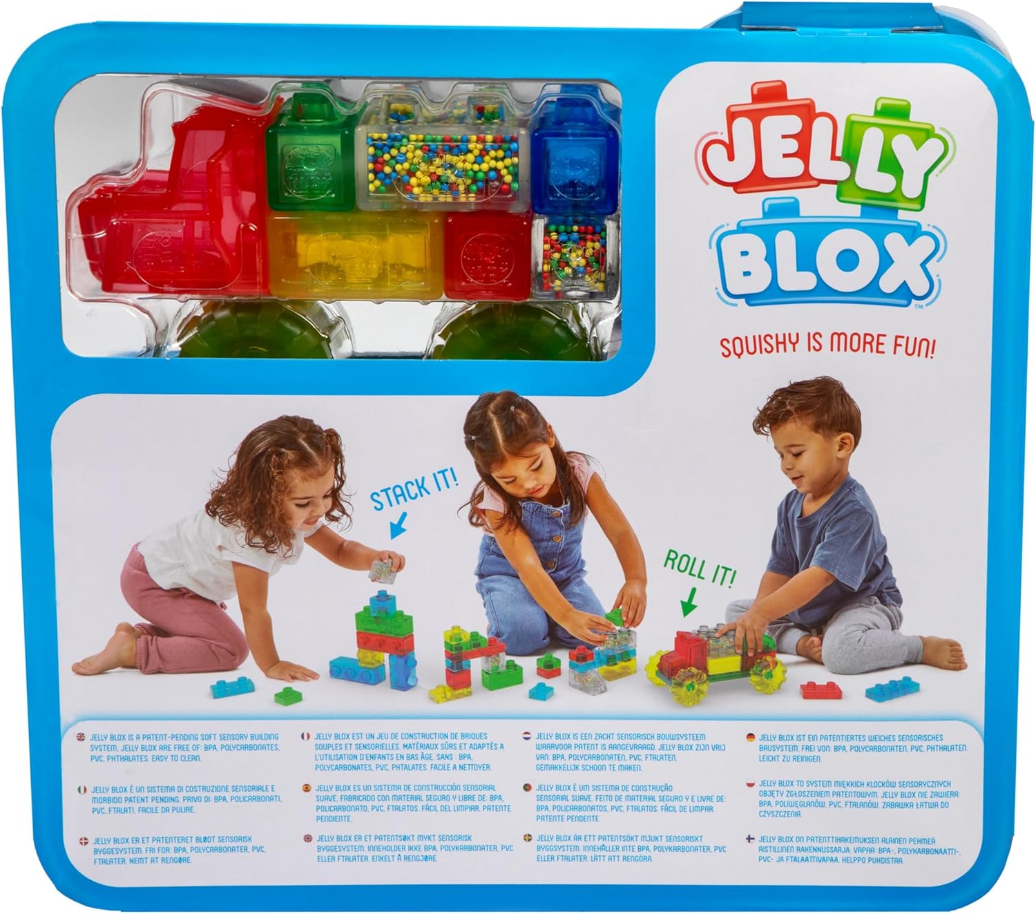 Thumbnail 4 de Jelly BLOX Vehicle Kit – Sensorische Baustein-Box ab 2 Jahren für kreatives Bauen und Stressabbau