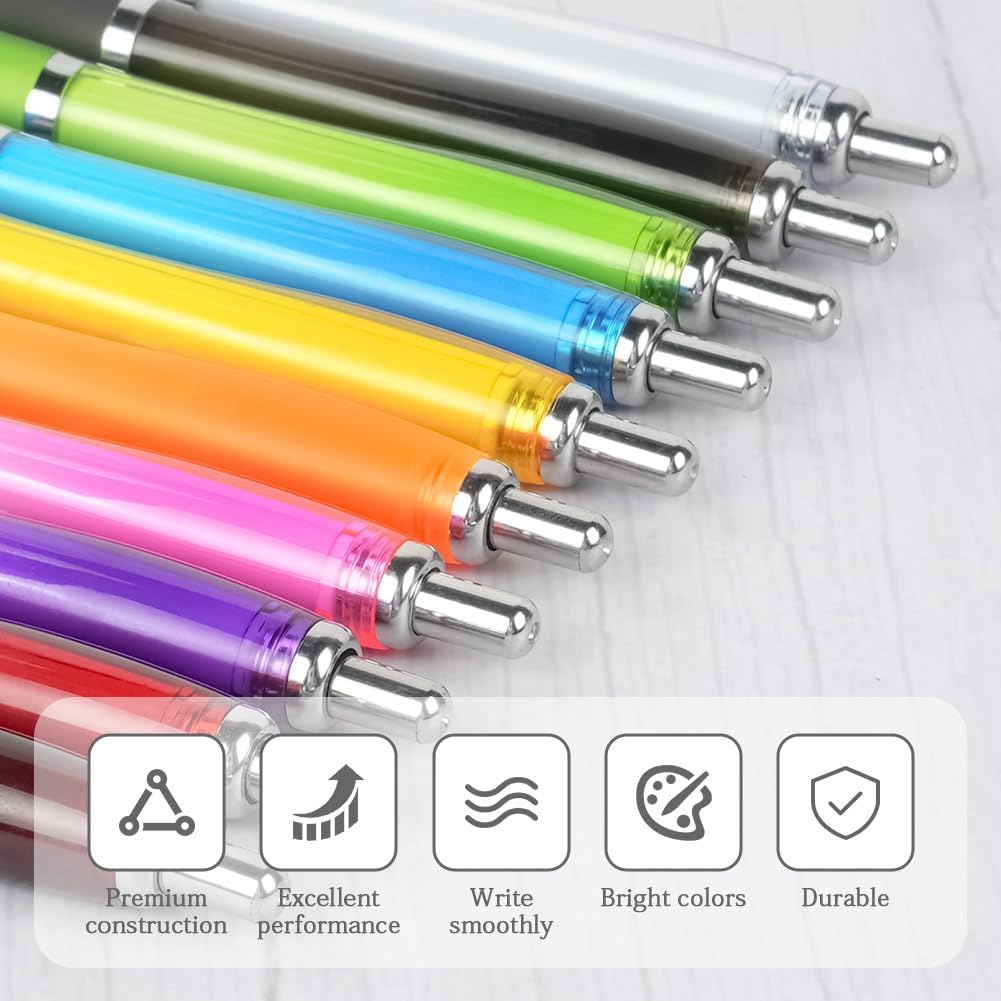 Thumbnail 3 de AUAUY 2-in-1 Soft Touch Kugelschreiber – 12er Set mit Nachfüllungen, rosa