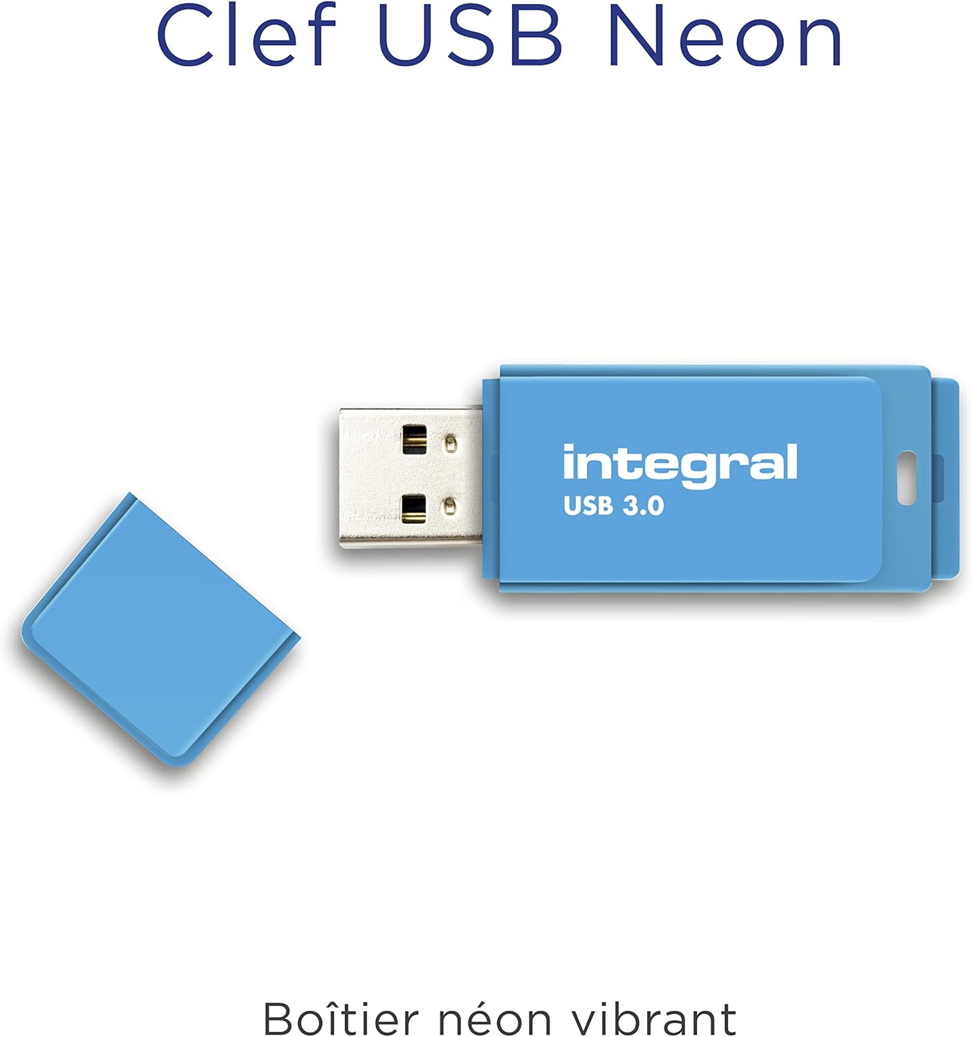 Thumbnail 2 de Integral 64GB Neon Bleu USB 3.2