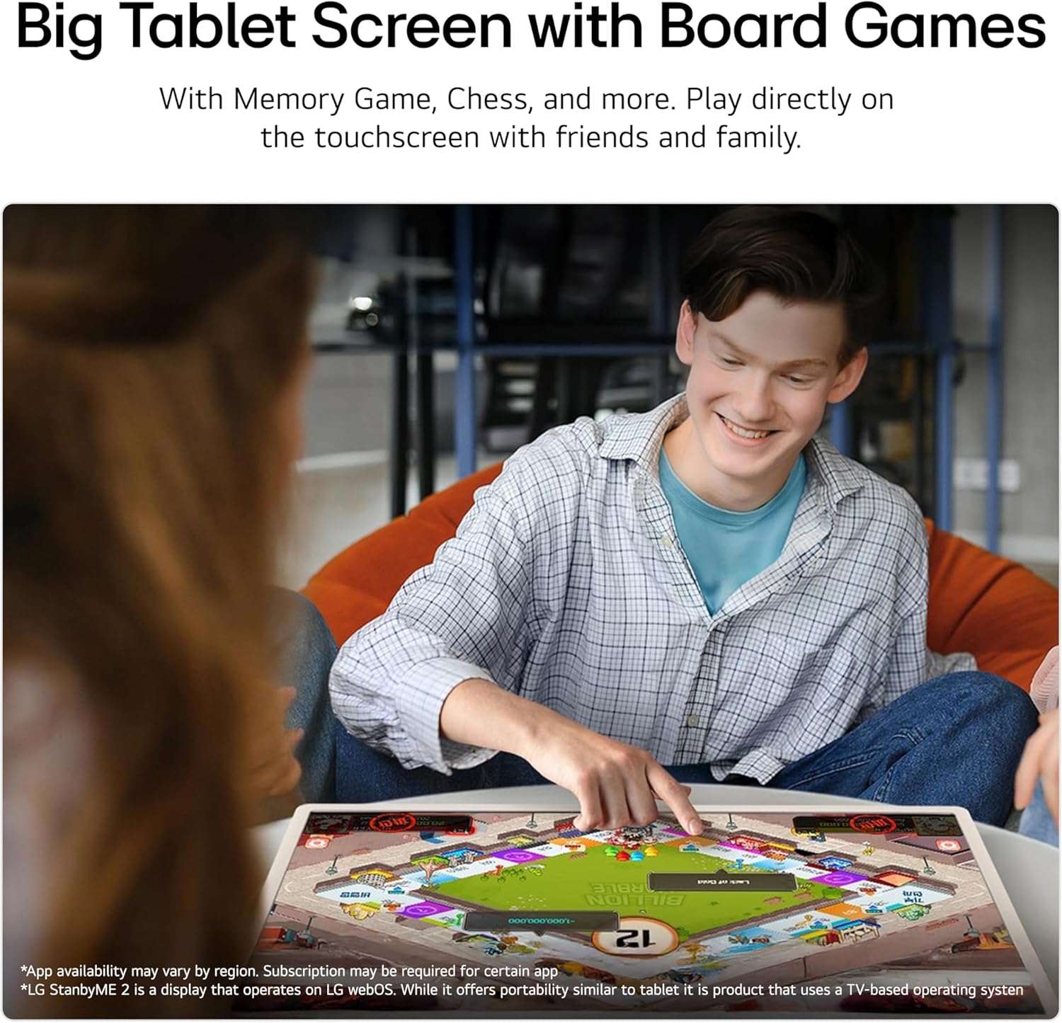 Thumbnail 4 de LG 27LX6TDGA StanbyME2 27-inch portable Smart Screen with built-in battery and webOS