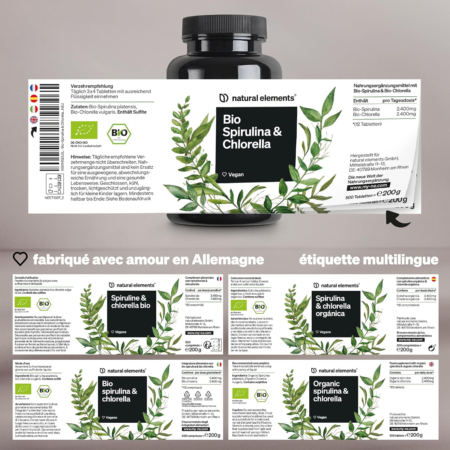 Thumbnail 4 de Cuivre – 365 comprimés véganes, 2 mg par jour en forme bisglycinate (goût neutre) – laboratoire en Allemagne