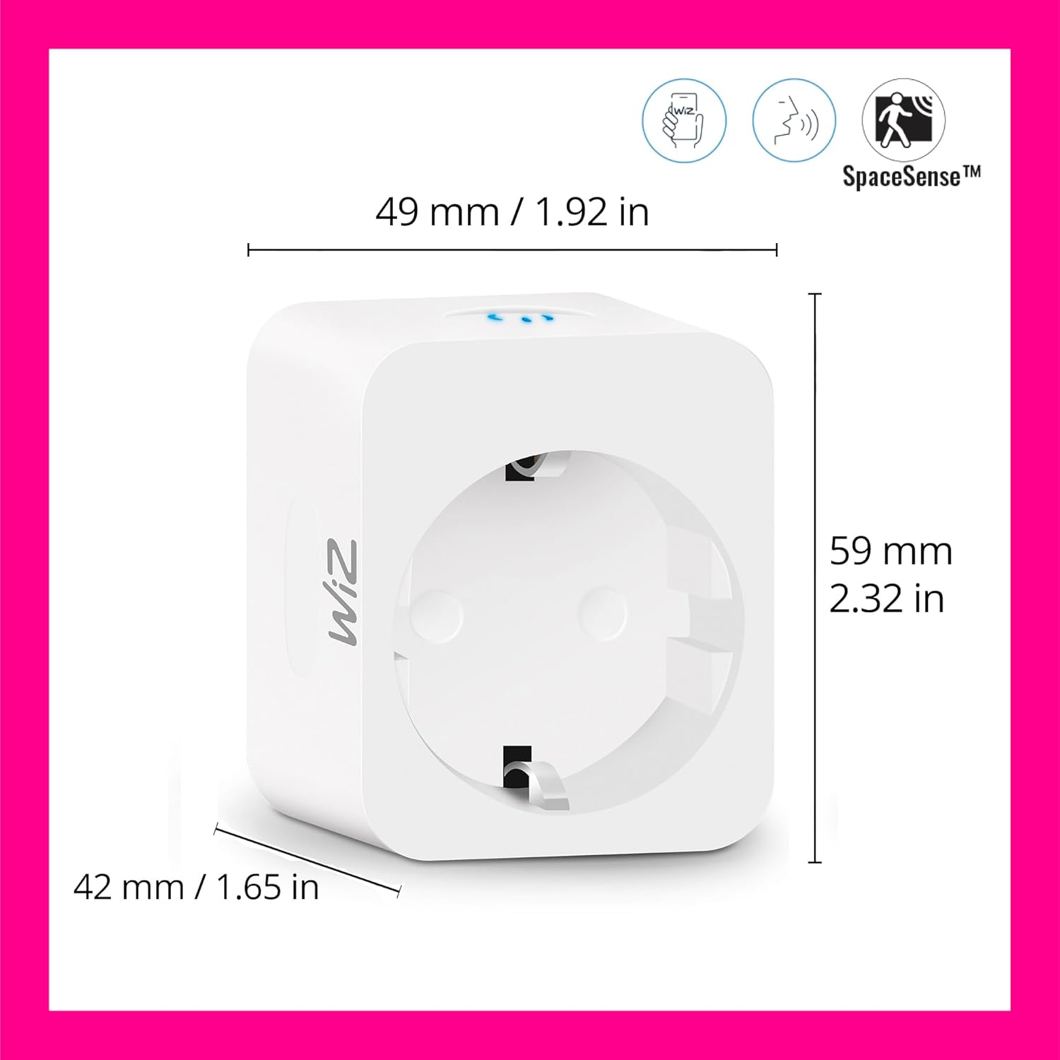 Thumbnail 1 de WiZ Smart Plug WiFi con Powermeter presa smart 🔌