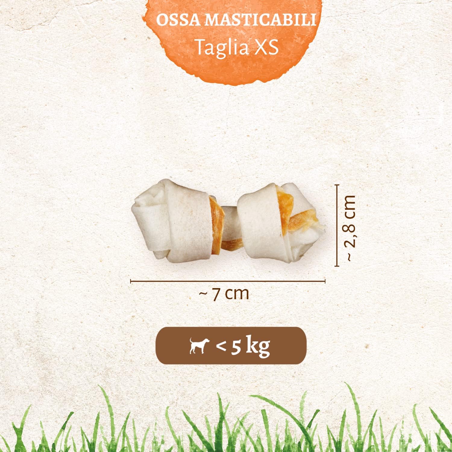 Detalle de 8in1 Delights Chicken Bones XS – Ossa da masticare per cani di piccola taglia