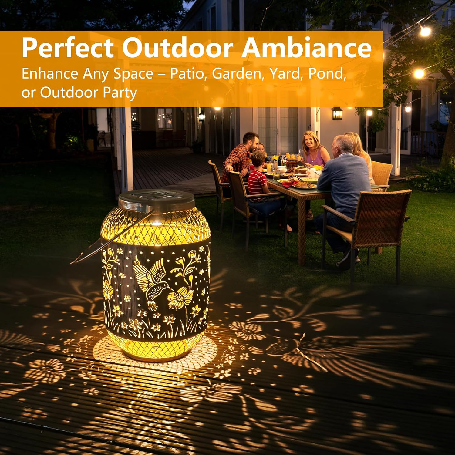 Thumbnail 6 de Hummingbird Solar Lantern Outdoor decor
