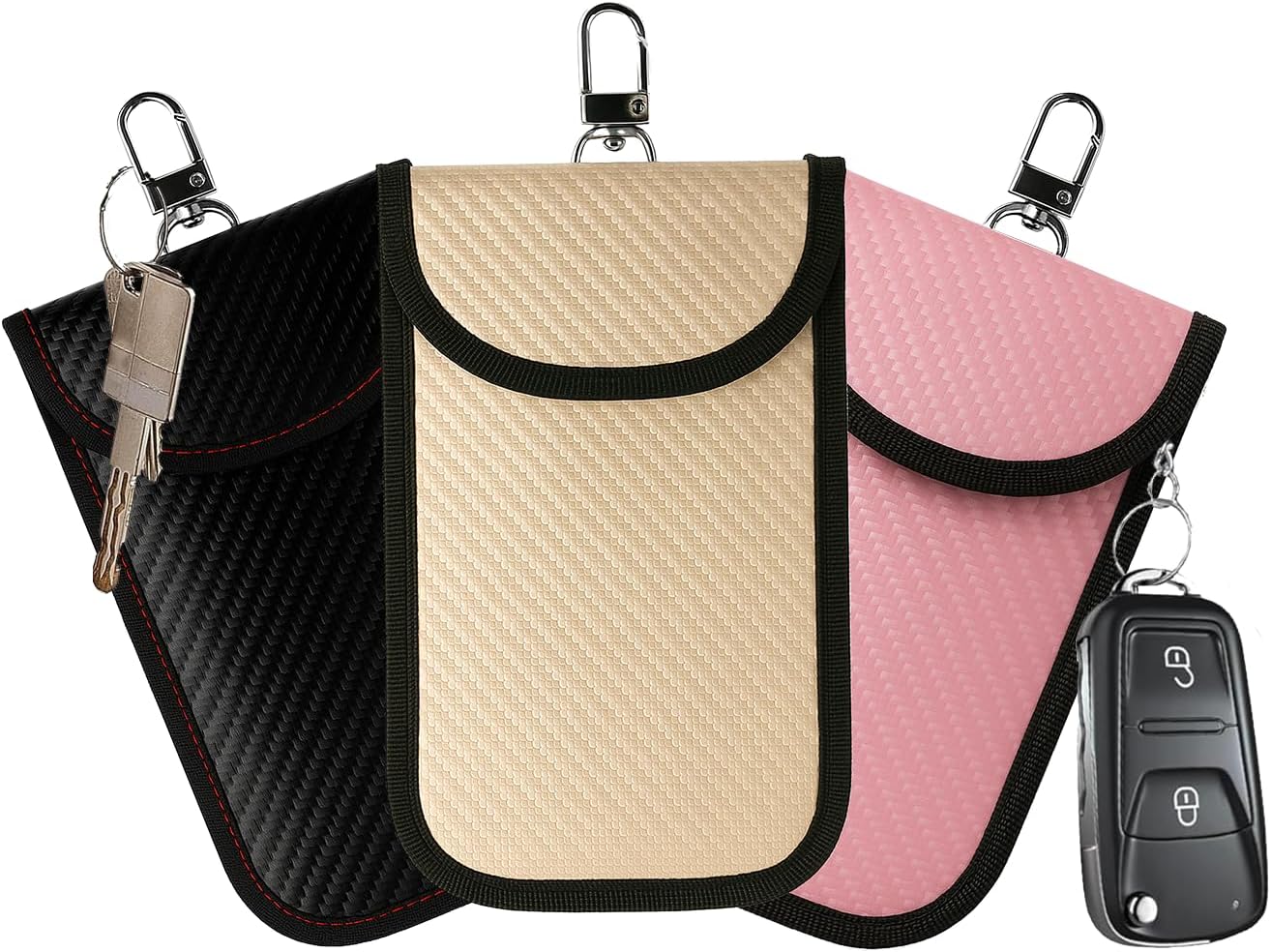 Thumbnail 6 de 3 Pack Faraday Pouch for Car Keys 9x14 cm
