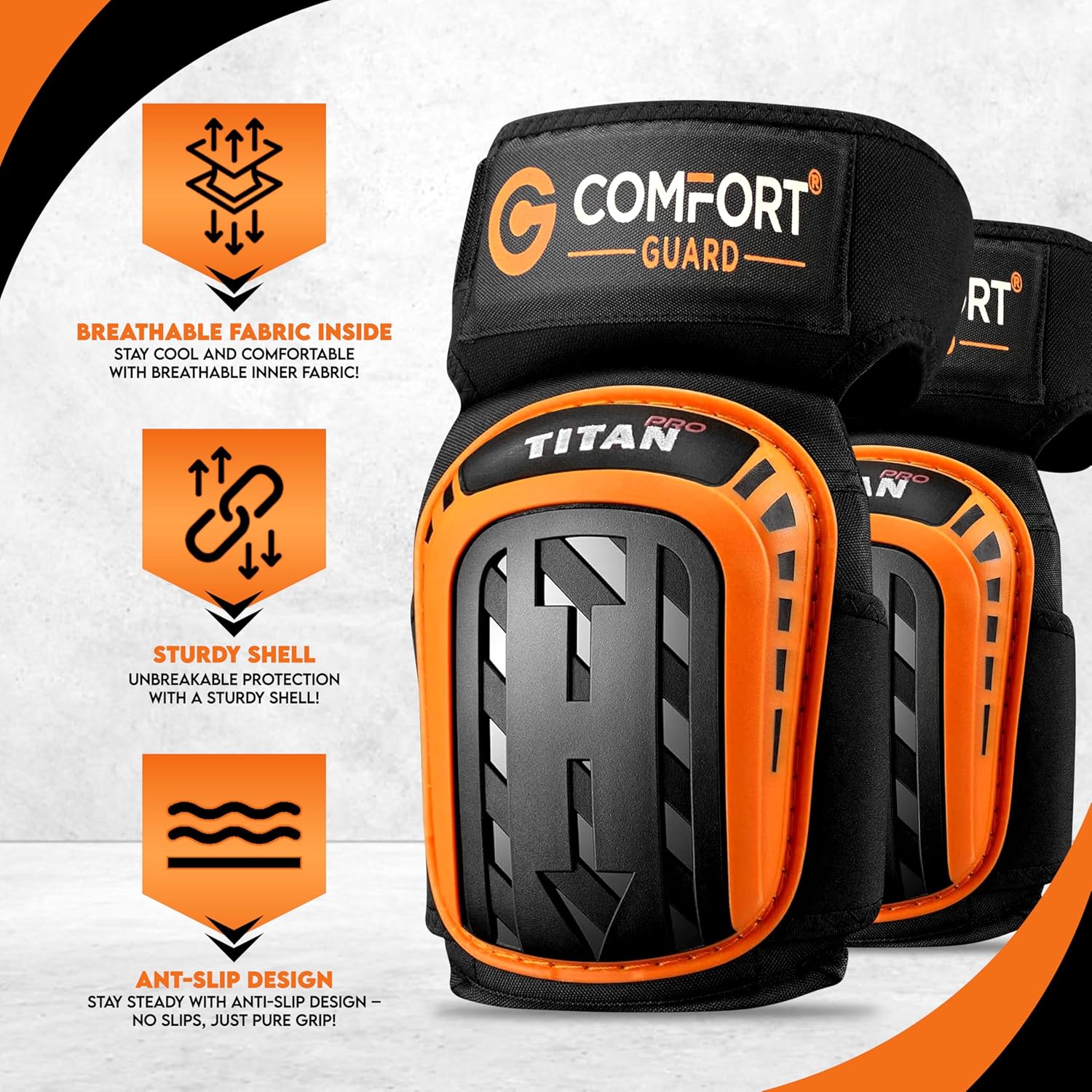 Detalle 2 de COMFORTGUARD TITAN PRO Work Knee Pads 2025