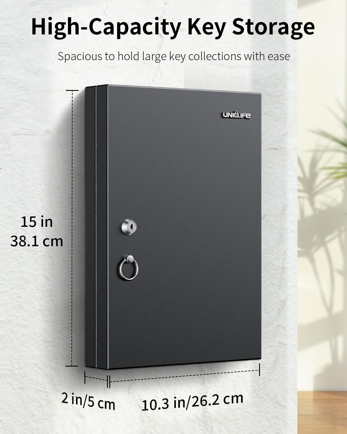 Thumbnail 1 de Uniclife 32 Position Key Lock Box: Wall Mount Key Cabinet for Office, Hotel & Fleet