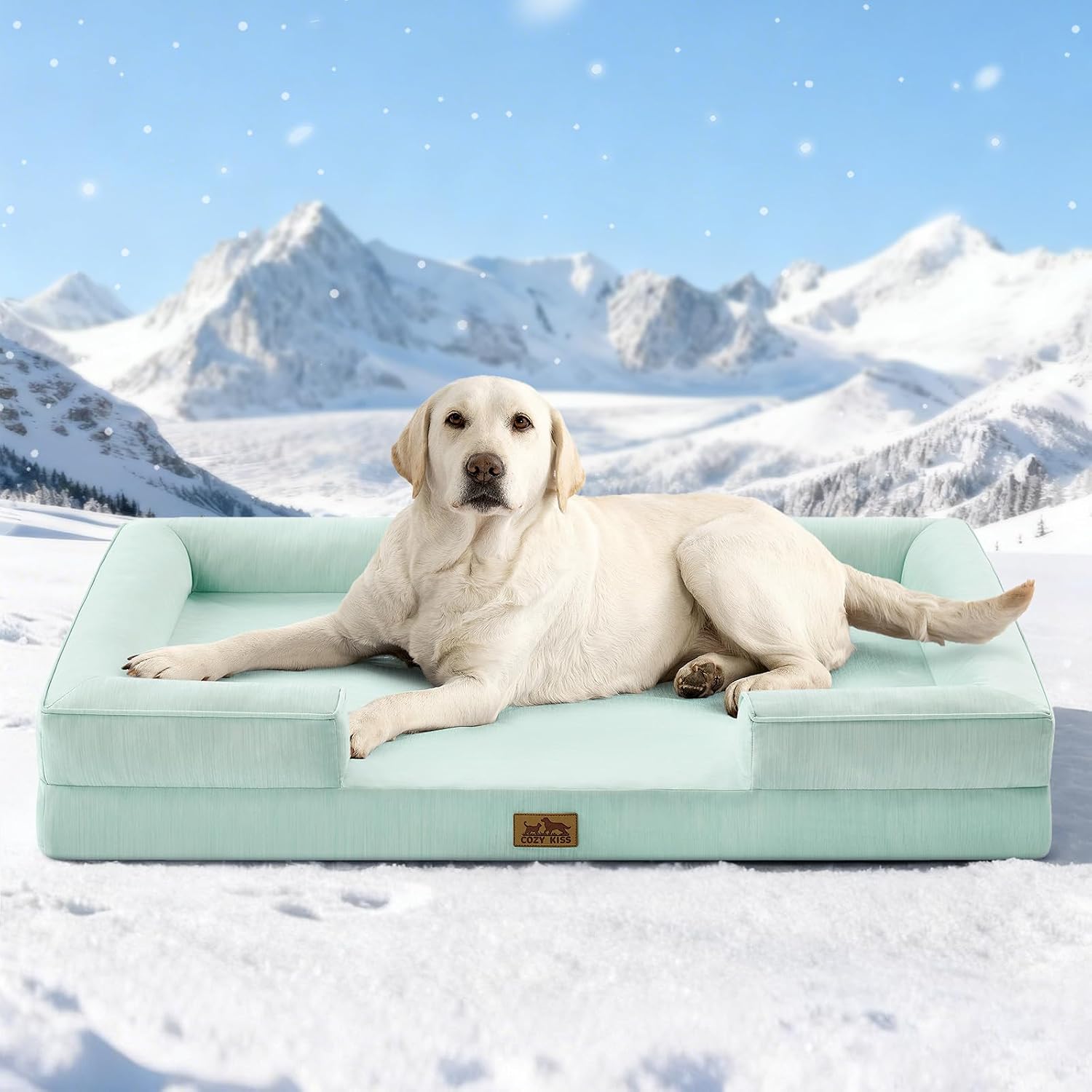 Detalle de COZY KISS Orthopedic Dog Bed, 44x32 inch