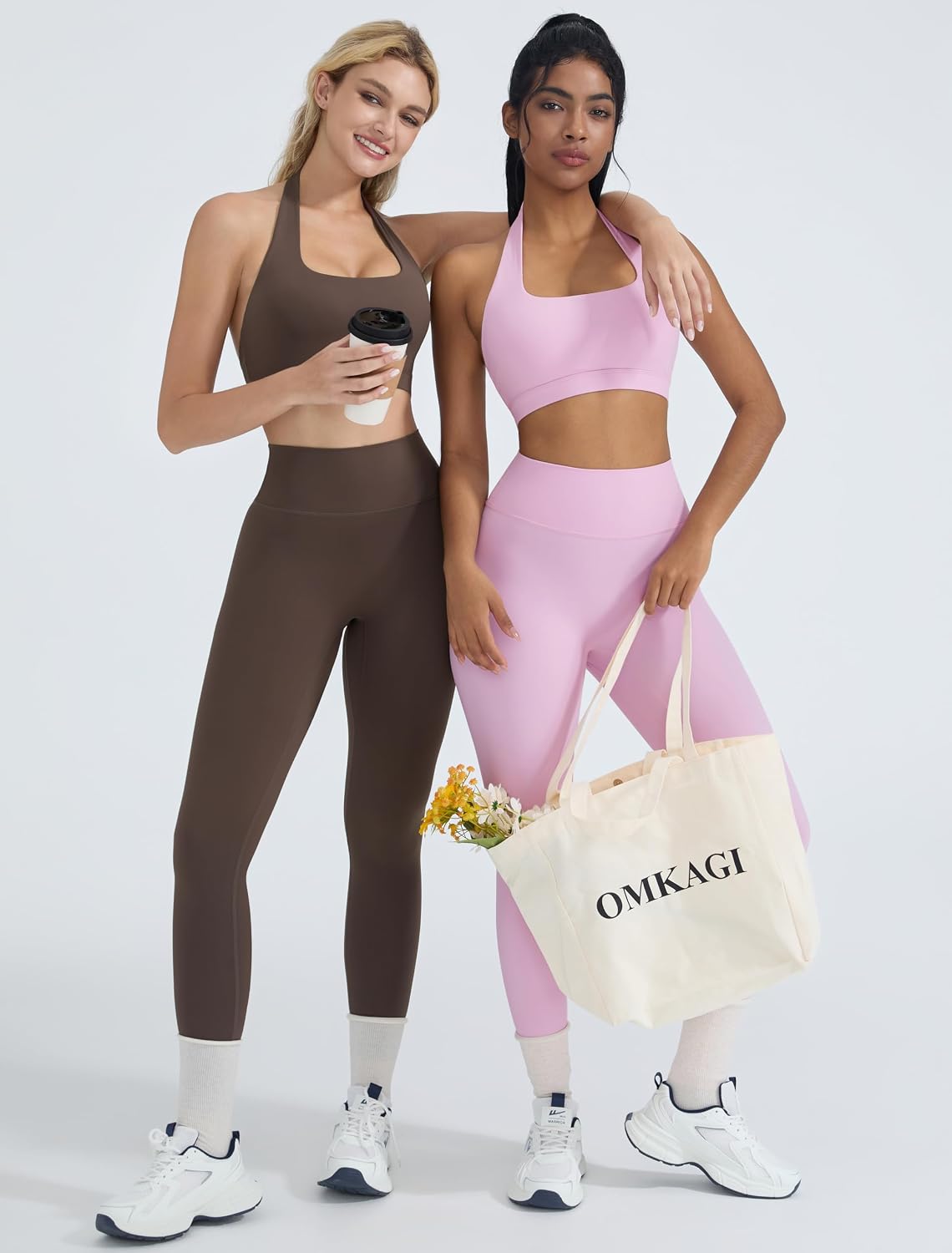 Thumbnail 1 de OMKAGI 2 Piece Workout Set Halter 🧘