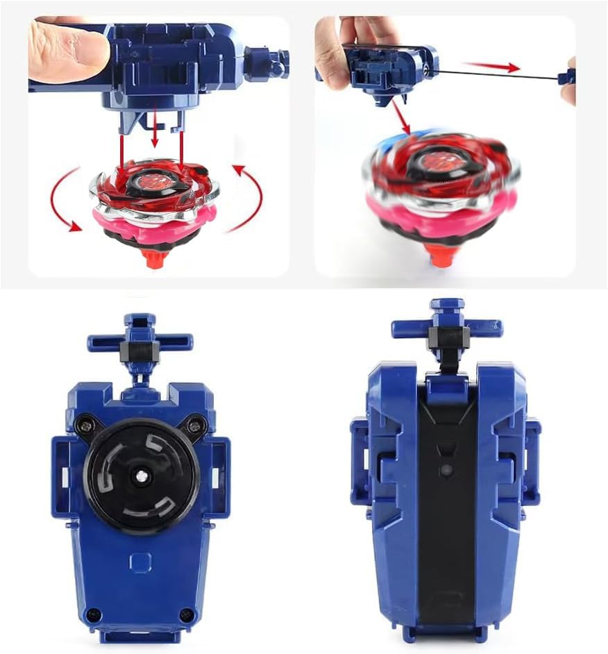 Thumbnail 3 de Cunjxtan CX01-4A Spinning Top Battle Set with 4 Tops and 2 Launchers