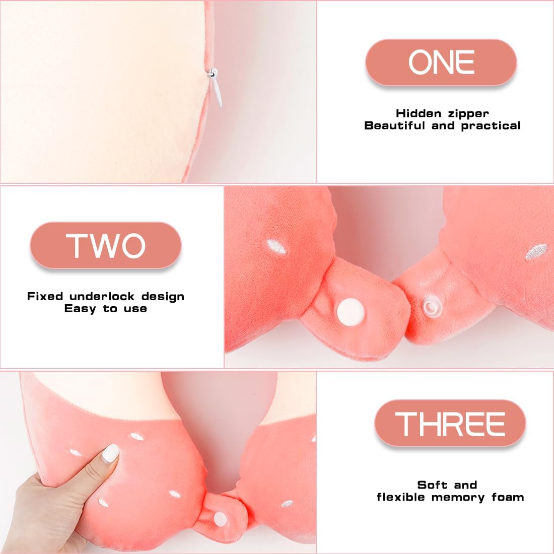 Thumbnail 2 de Wishstar Tier Reisekissen für Kinder 28 x 30 cm