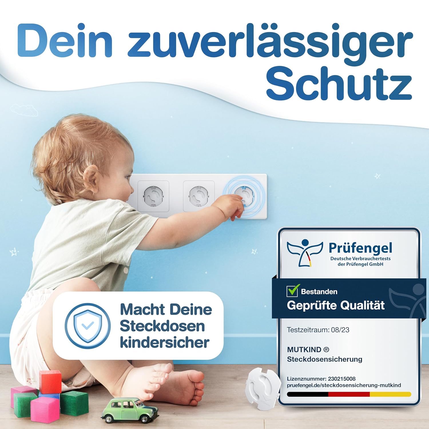 Detalle 2 de MUTKIND 25x Steckdosen Kindersicherung