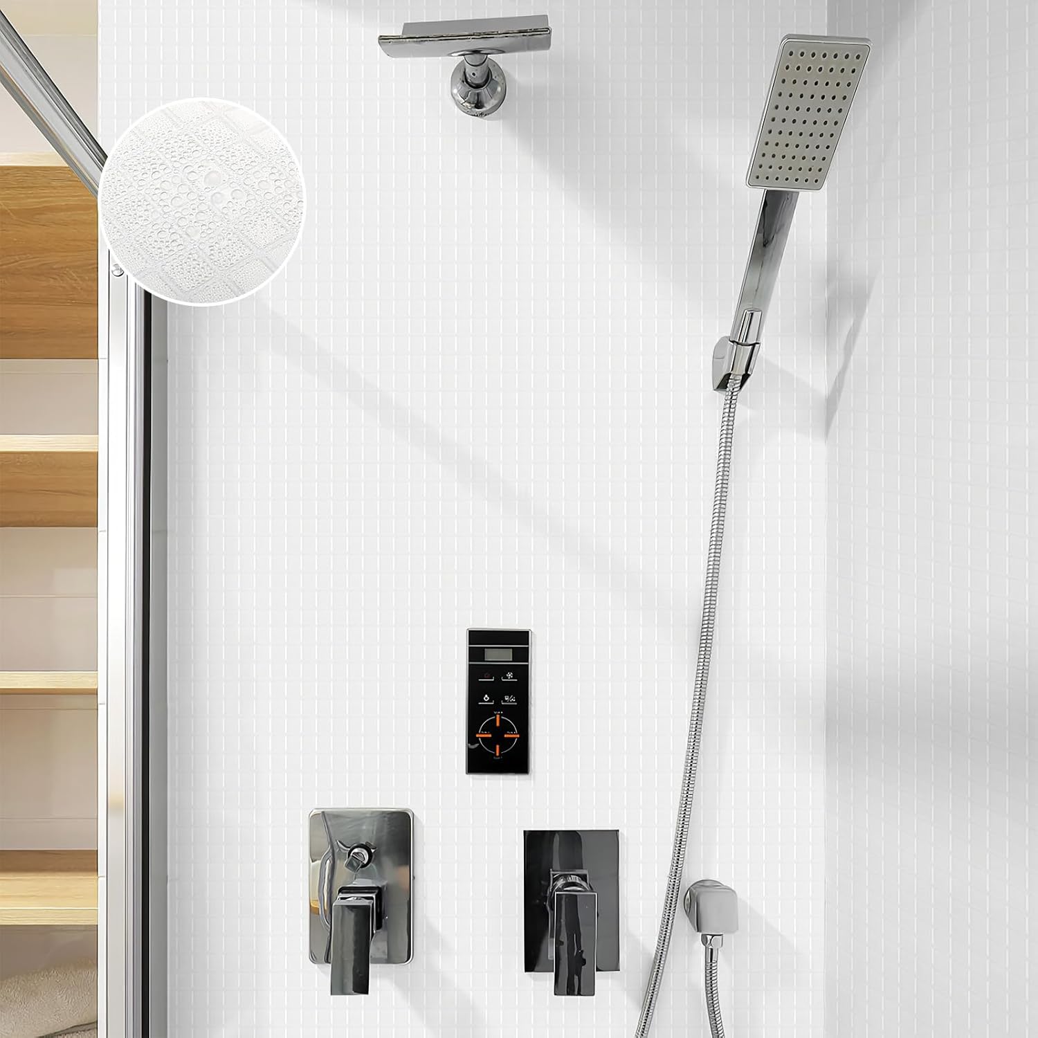 Thumbnail 4 de Hode Credence adhésive mosaïque 23,6x23,6 cm 4 pcs