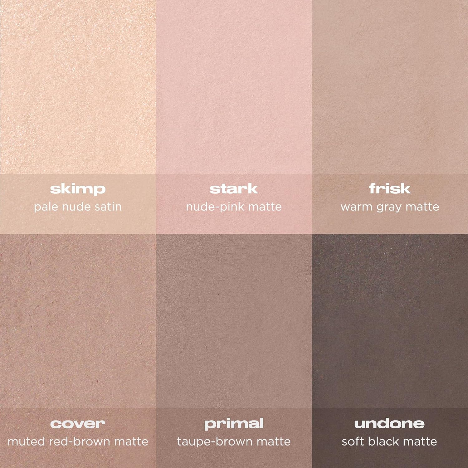 Detalle de Urban Decay Naked2 Basics S4089402 Matte Eyeshadow Palette, 6 Cool Neutrals