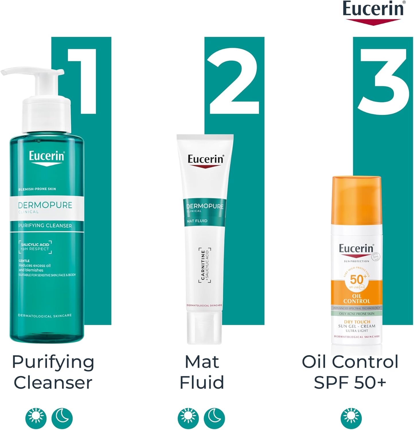 Thumbnail 6 de Eucerin Dermopure Clinical Matt Fluid 40ml – Oil Control Moisturiser for Oily, Blemish-Prone Skin