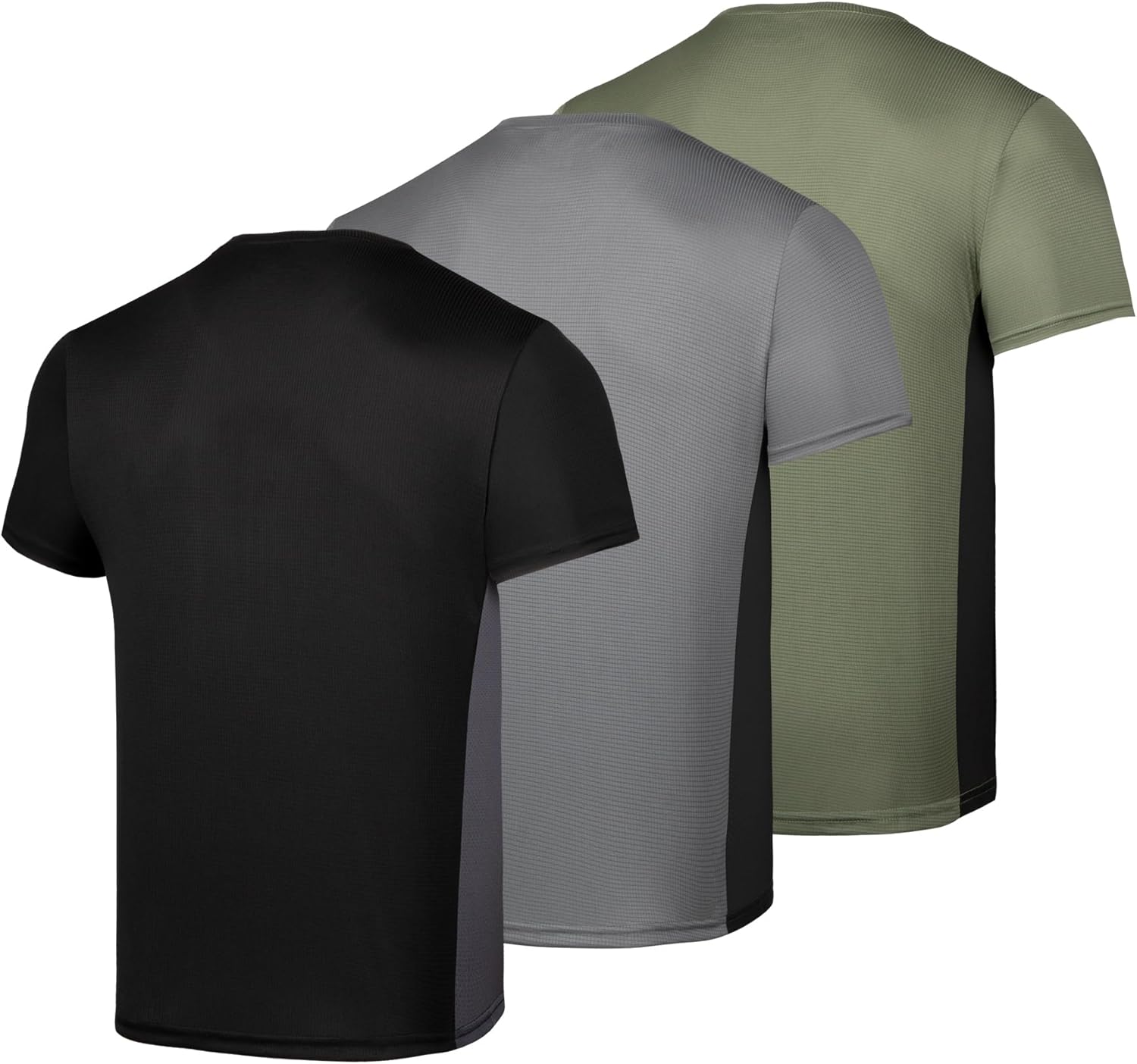Thumbnail 2 de AMZSPORT confezione 1/3/5 t-shirt sportive da uomo traspiranti a girocollo