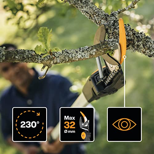 Detalle 2 de Fiskars Coupe-branches Multifonctions Télescopique UPX86 – 2,4 à 4 m