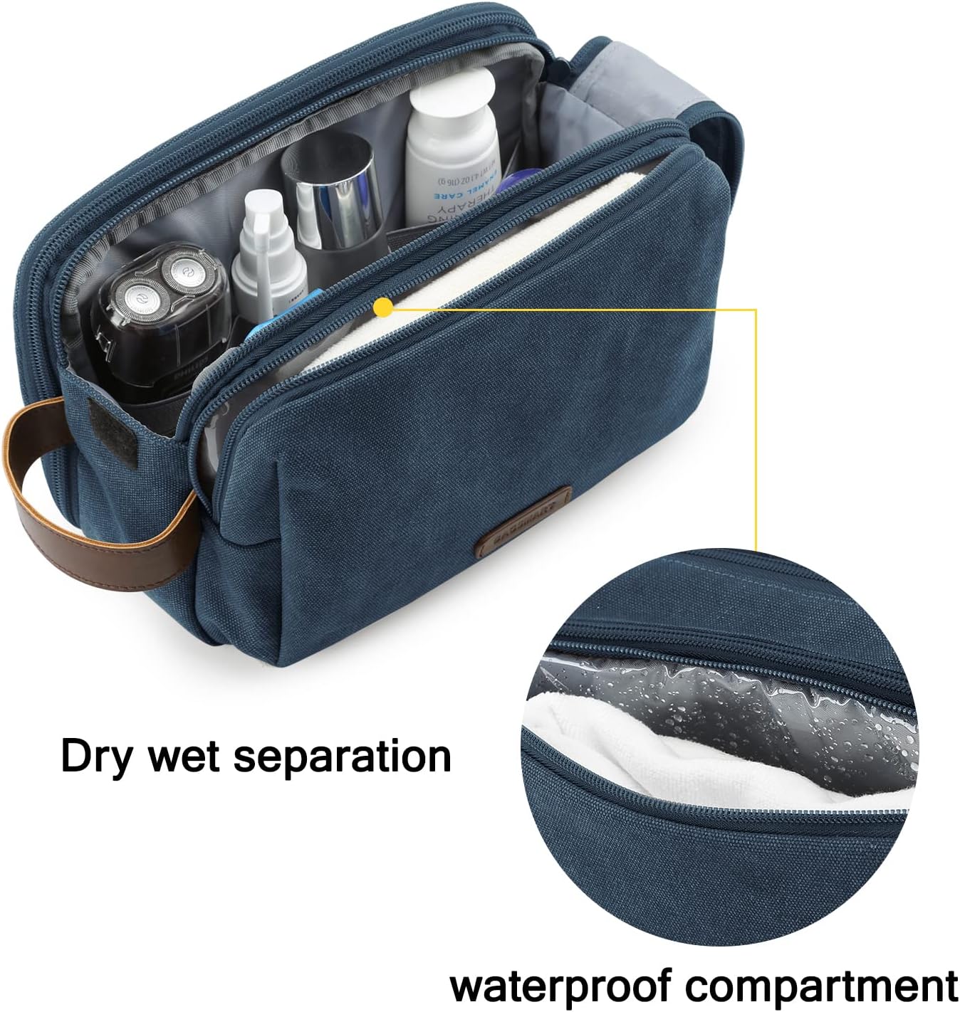 Thumbnail 2 de BAGSMART Toiletry Bag 10.6 in canvas