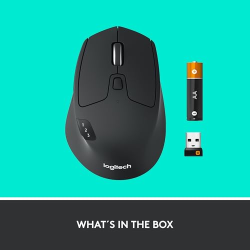 Thumbnail 9 de Logitech M720 Triathalon Full Size Multi-Device Wireless Mouse