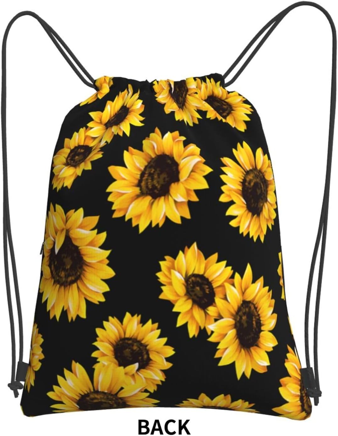 Detalle 2 de Newhomestyle Summer Sunflower Drawstring Bag: Lightweight, Versatile Gym & Travel Sacks