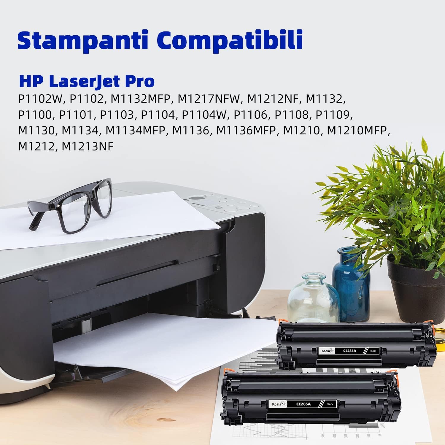 Detalle 2 de Koala Cartuccia toner HP 85A 2 pezzi