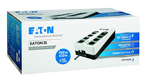 Thumbnail 3 de Eaton 3S 700 FR - UPS parafoudre Off-Line 700VA/420W, 8 prises FR et USB, silencieux