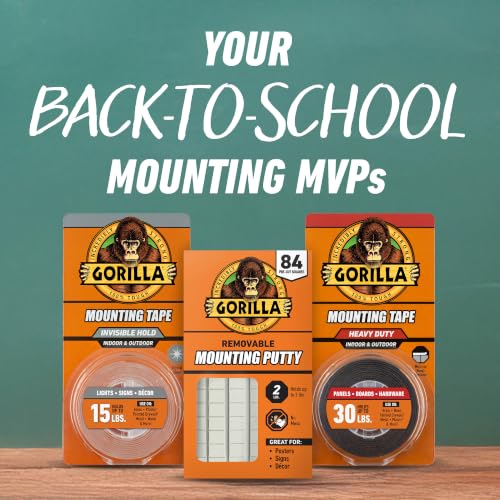 Thumbnail 8 de GORILLA Removable Mounting Putty: 84 Pre-Cut Squares (Pack of 3) Holds Up to 2 lbs