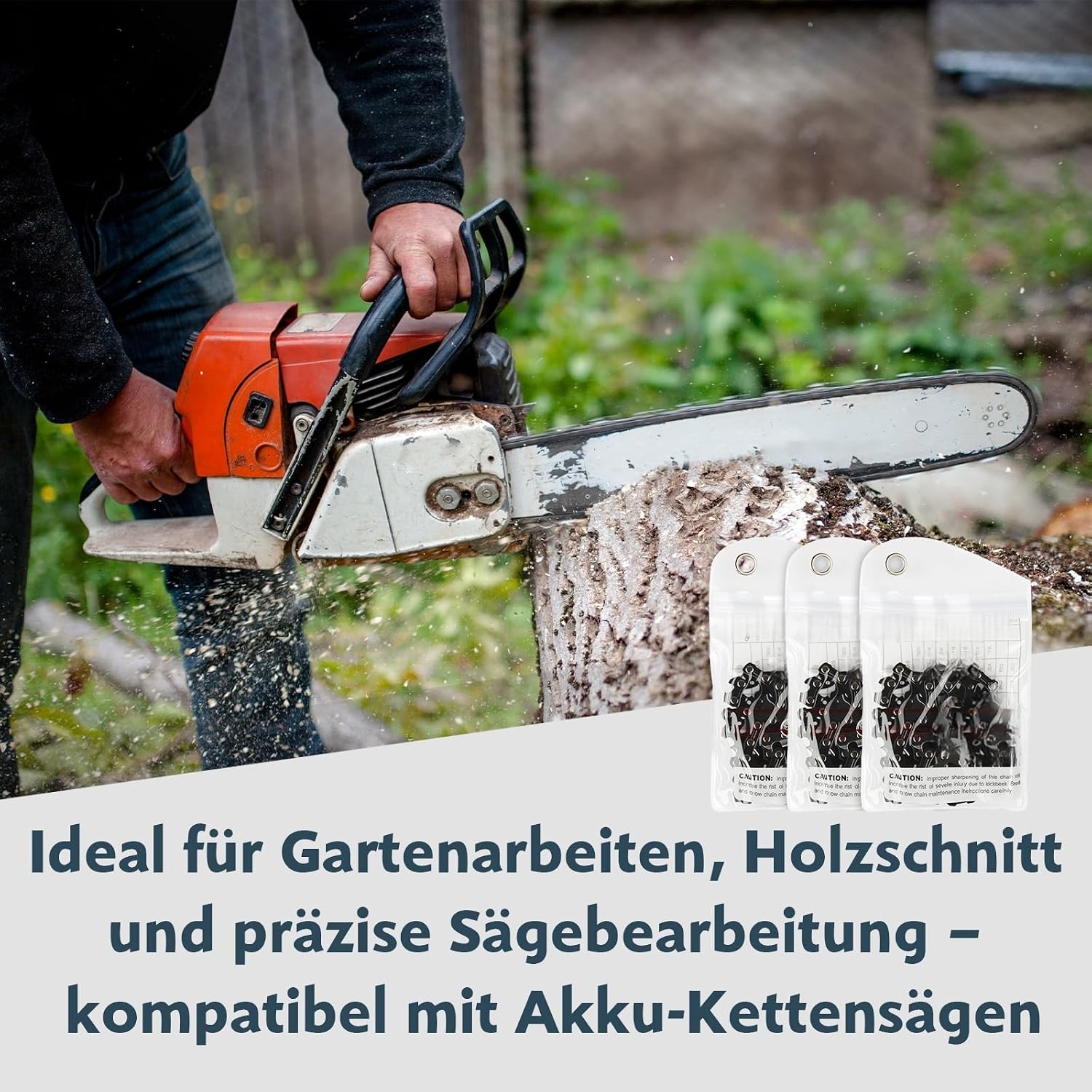 Thumbnail 5 de QZYIPI Q40JL zaagkettingen, 40 cm, 3/8″ LP, 56 schakels