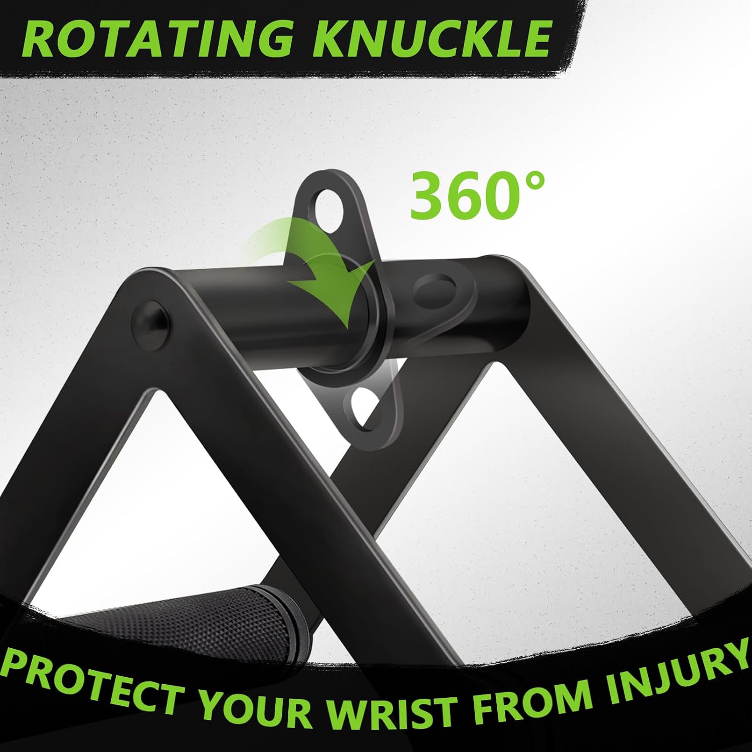 Thumbnail 1 de Howffite HB3 Double D Row Handle Cable Attachment with Steel Frame and 360° Swivel