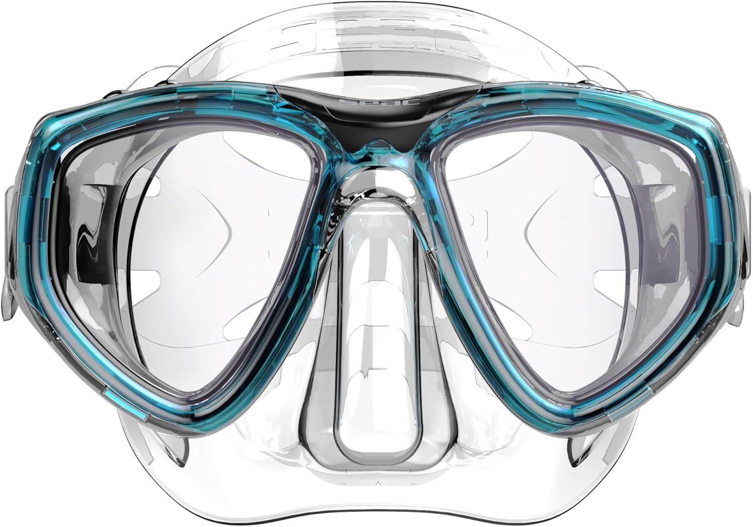 Thumbnail 2 de SEAC Clear – Maschera Subacquea Doppia Lente in Silicone, Antifog Low Volume