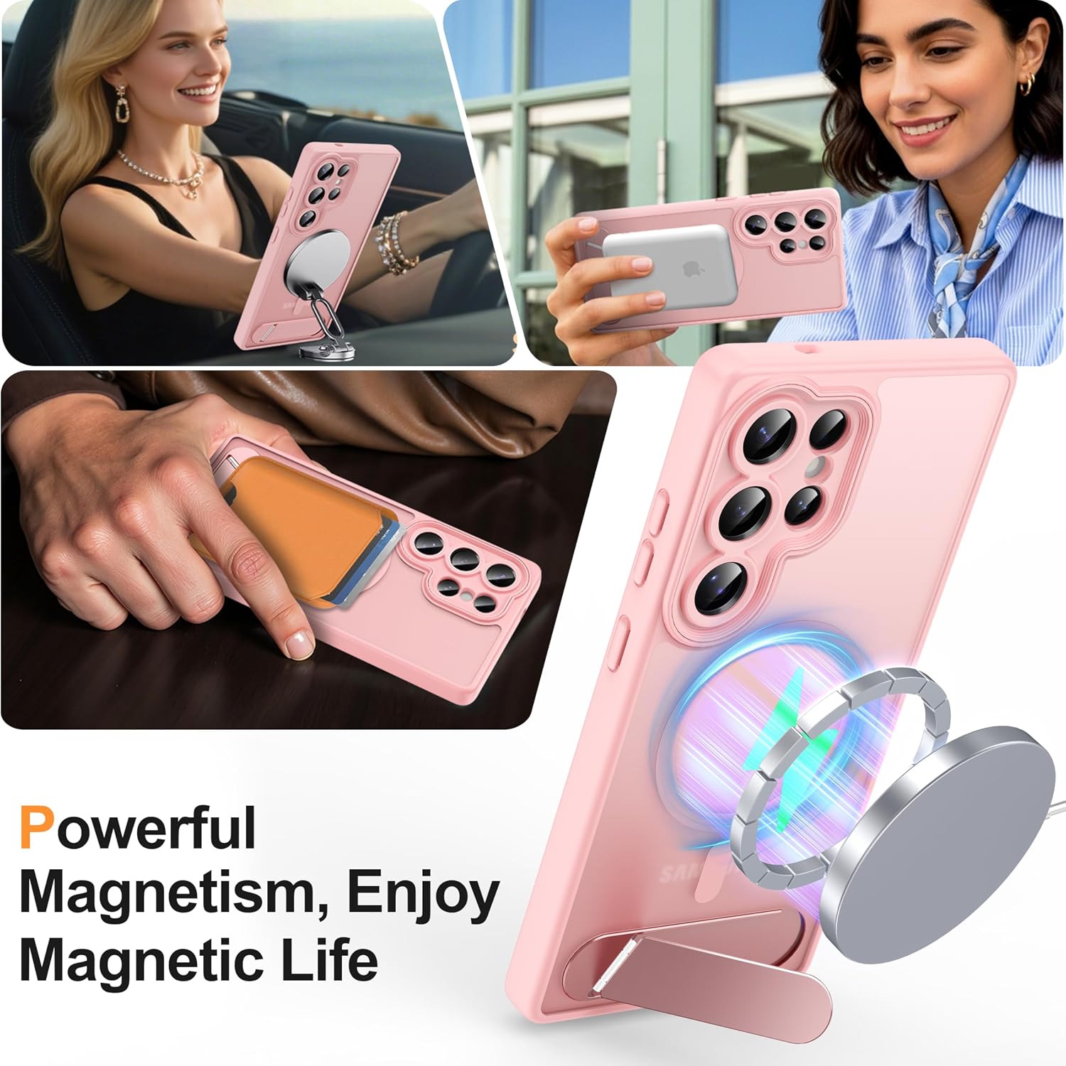 Detalle 2 de AMILIFECASES Magnetic Phone Case for Samsung Galaxy S25 Ultra