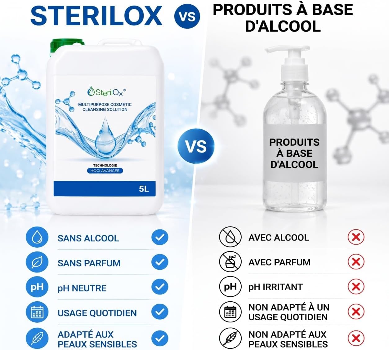 Thumbnail 6 de SterilOx Universal 5L HOCl-oplossing voor de huid, alcohol- en geurvrij