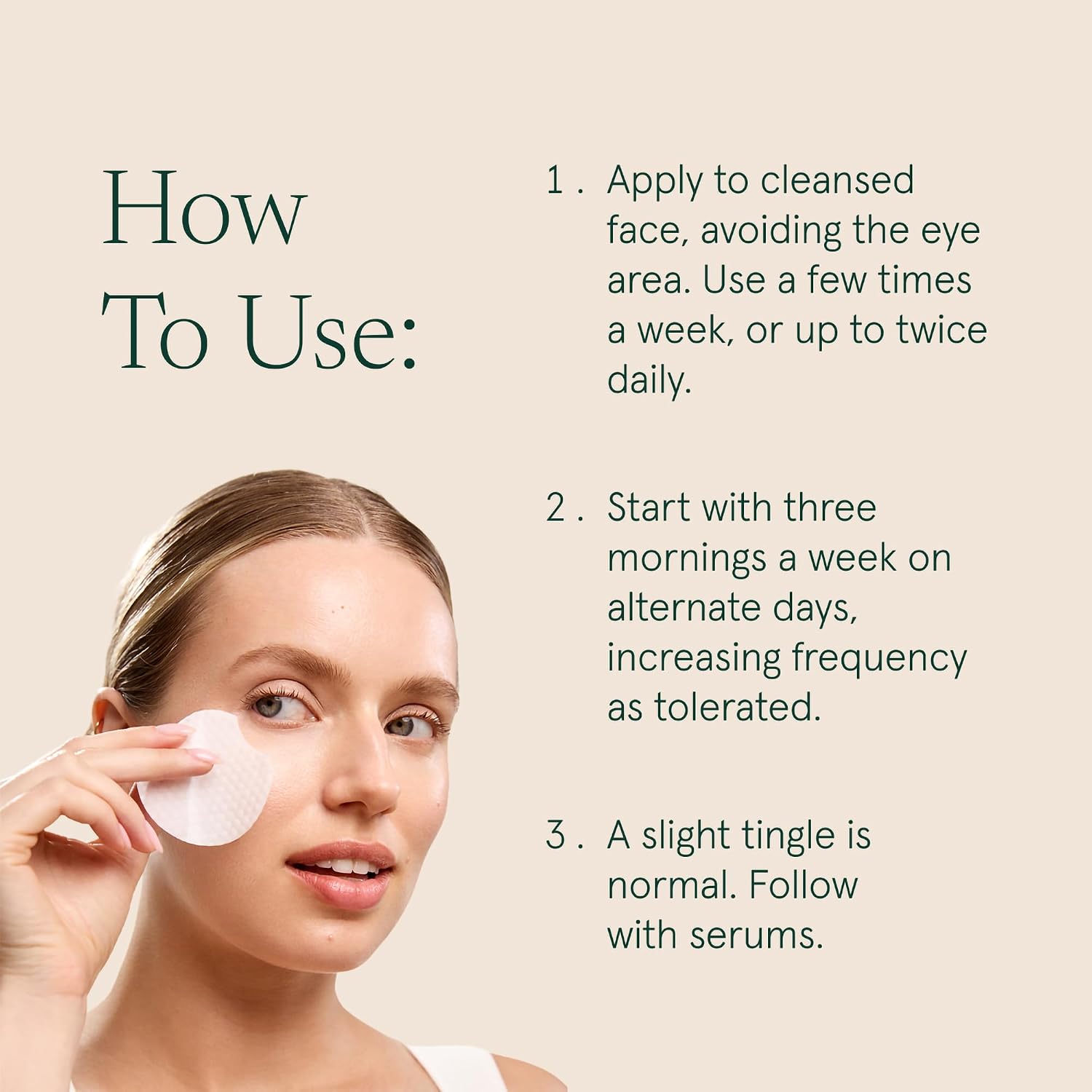 Thumbnail 6 de BAREFACED Toning Pads (60 count) with 2% Glycolic Acid & Salicylic Acid