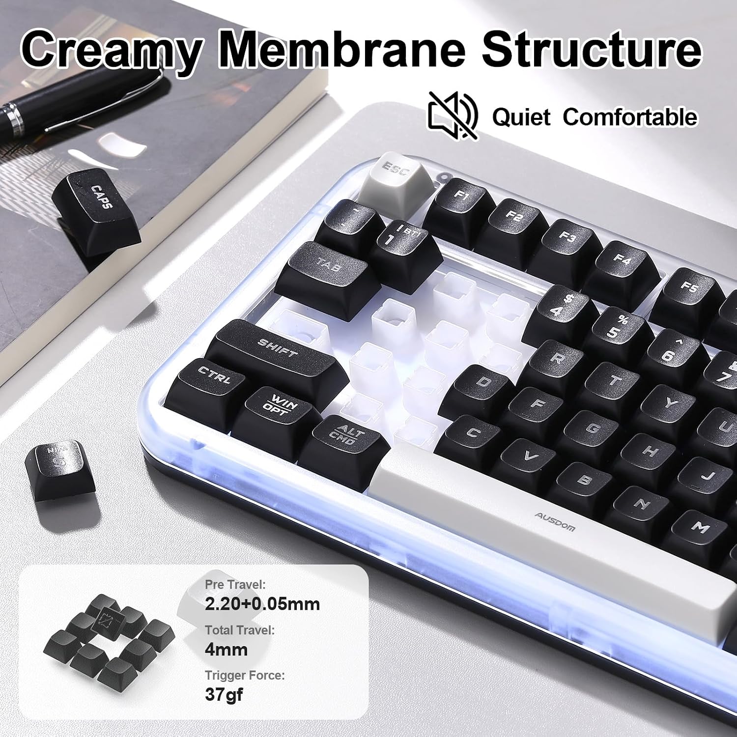 Thumbnail 4 de MIKIBY Ajazz AK650 65% Keyboard ⌨