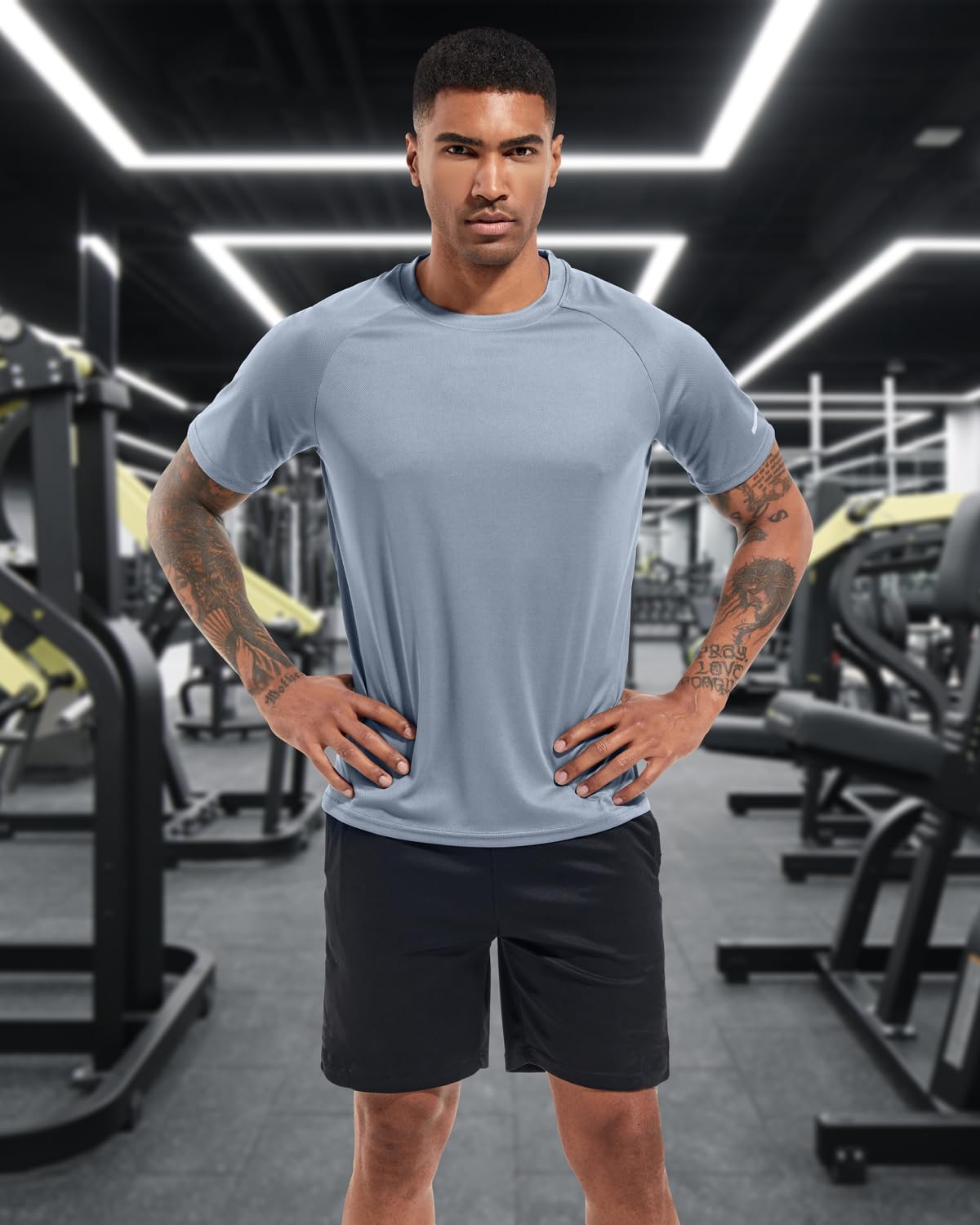 Thumbnail 1 de Boyzn Men's Workout Shirts (1, 3, 5 or 7 Pack) – Dry Fit Moisture-Wicking Short Sleeve Tee