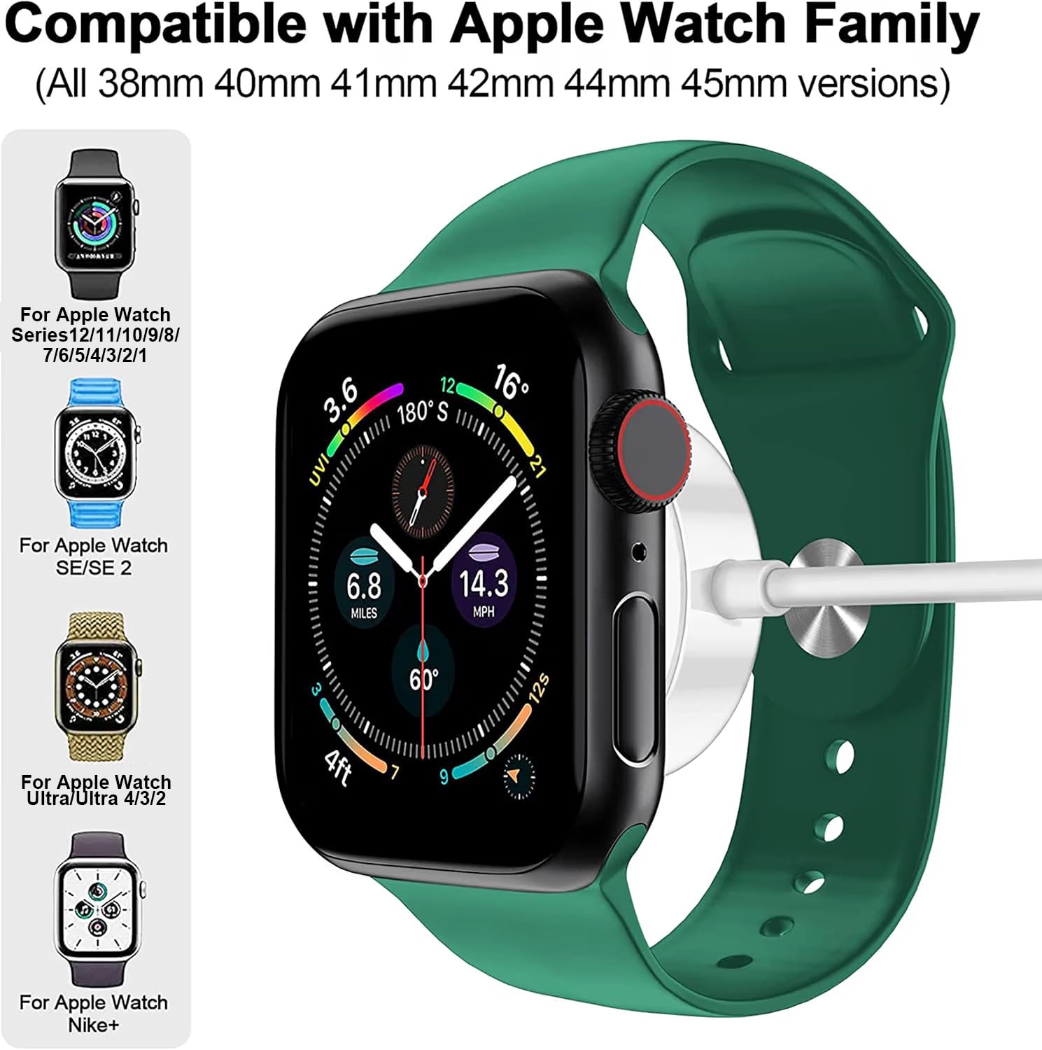 Detalle 2 de Apple Watch-Compatible USB-C Charging Cable