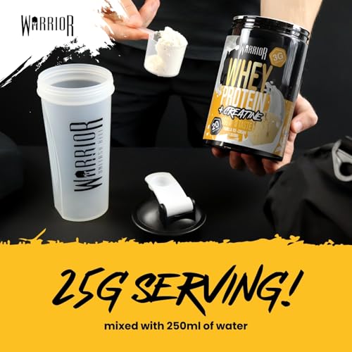 Detalle de Warrior Whey Protein Plus Creatine 500g — High Protein Muscle Recovery Shake