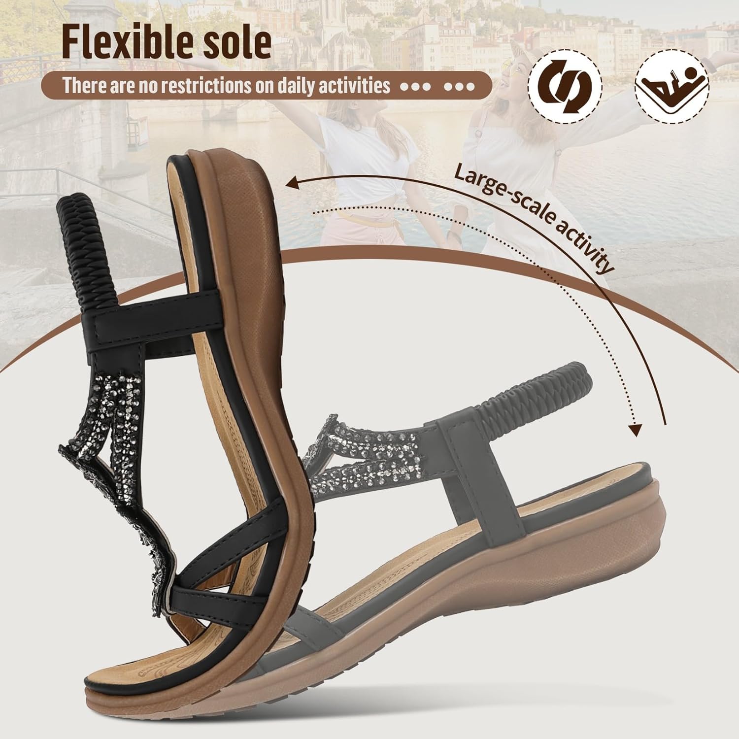Thumbnail 2 de Littleplum Sandales Plats Femme Été — Confort et style bohème