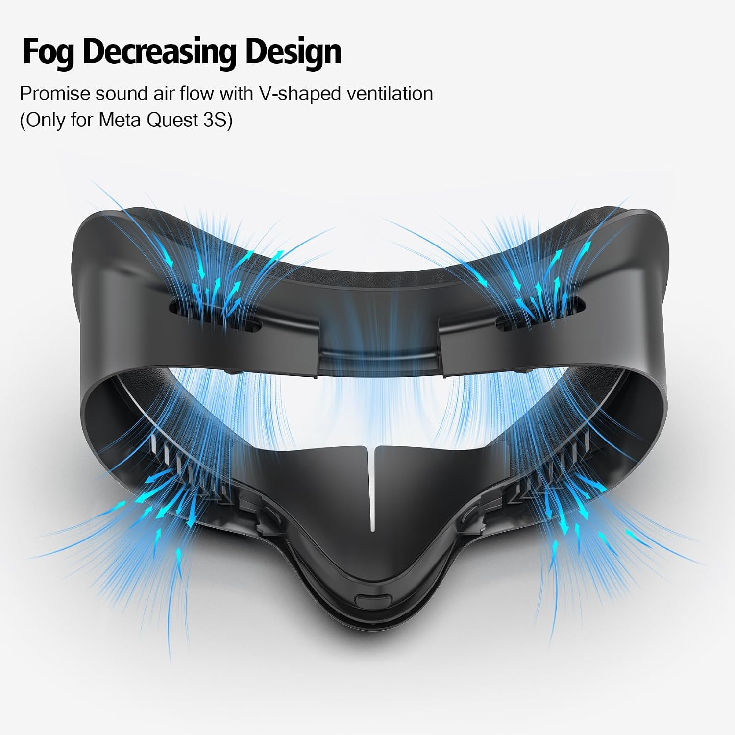 Detalle 2 de VZNEK Face Cover Pad for Quest 3S, Sweat-Proof PU 1️⃣